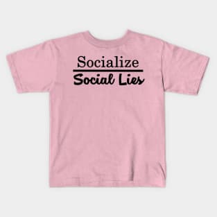 Social Lies Kids T-Shirt